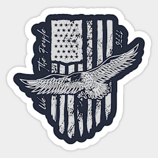 We The People 1776 Sticker